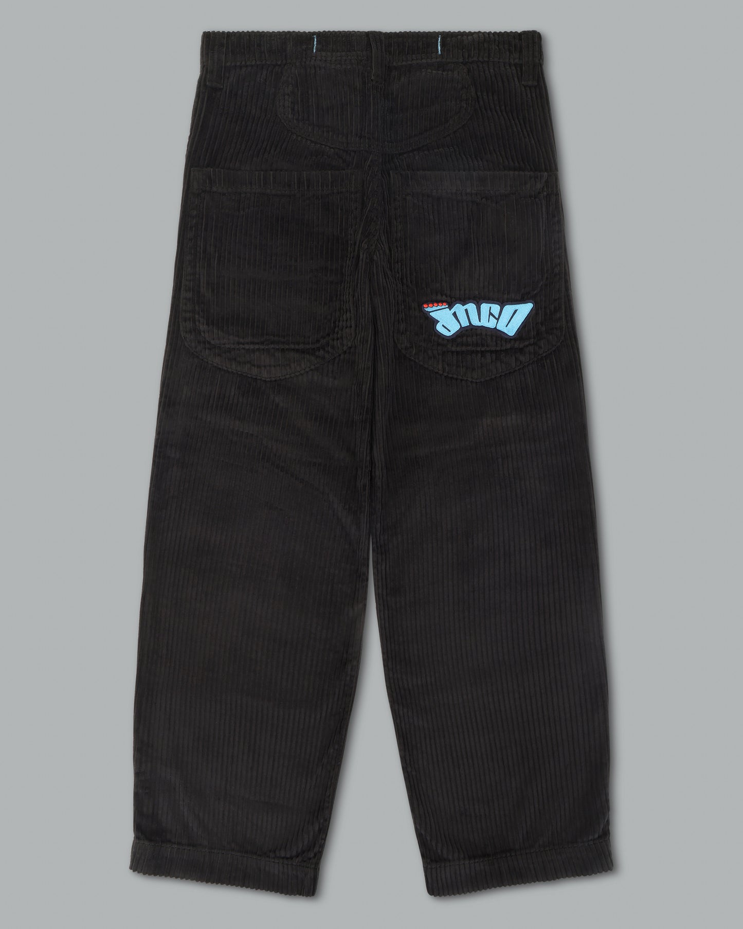 169 Low Down. 20". 4 Wale Corduroy. Black.