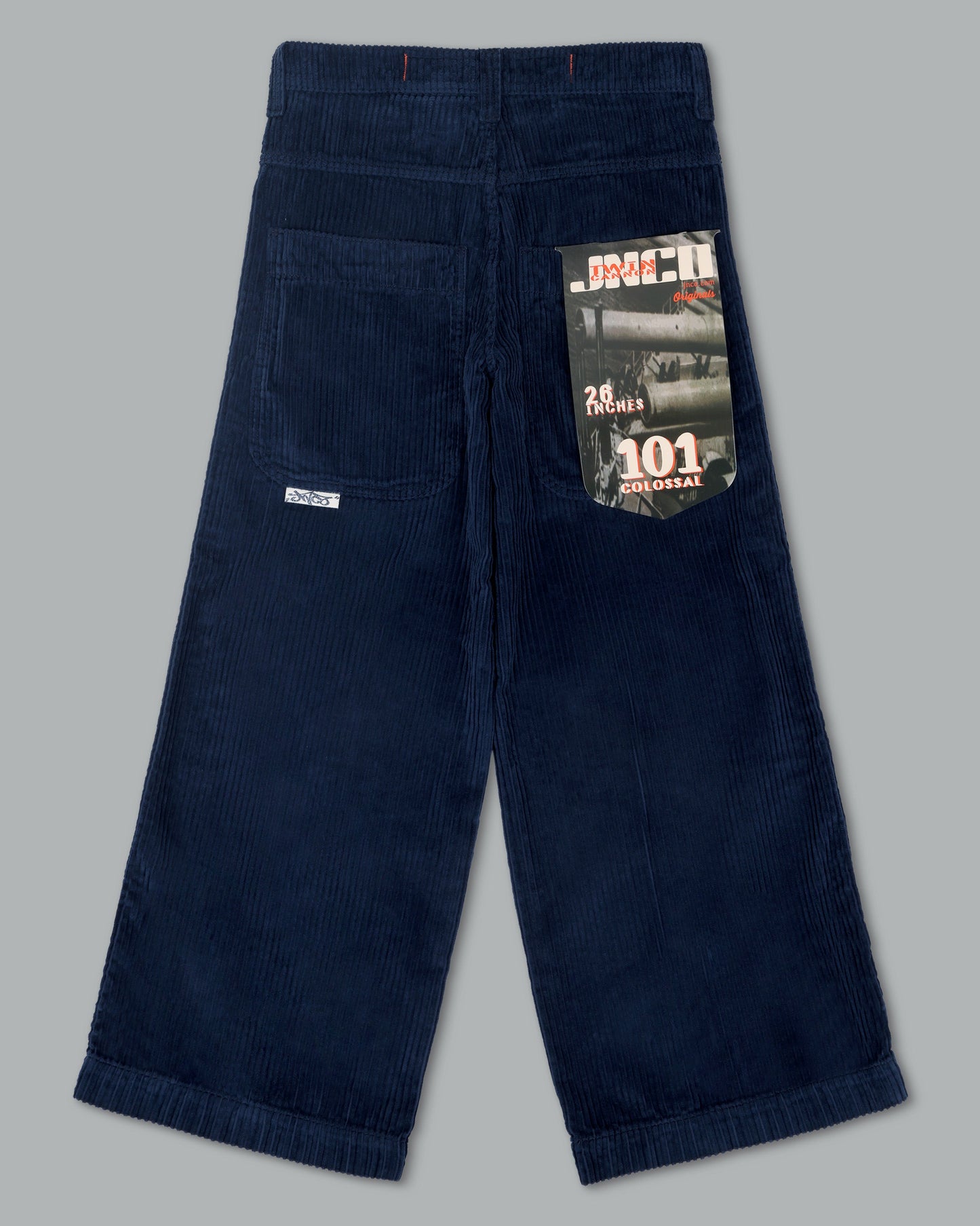 101 Twin Cannon. 26". 4 Wale Corduroy. Navy.
