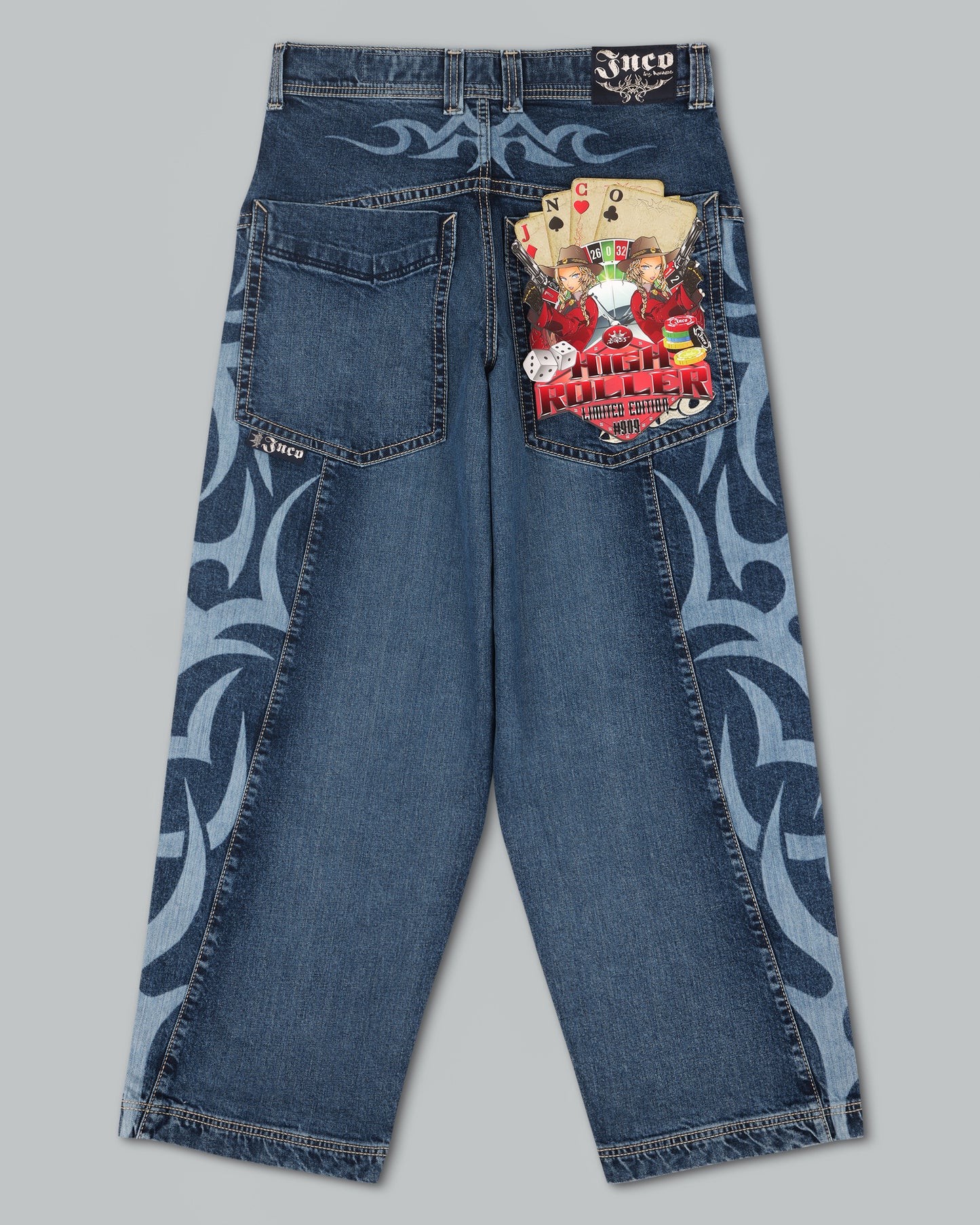 High Roller. 21". Hand-Sand Dark Stone.