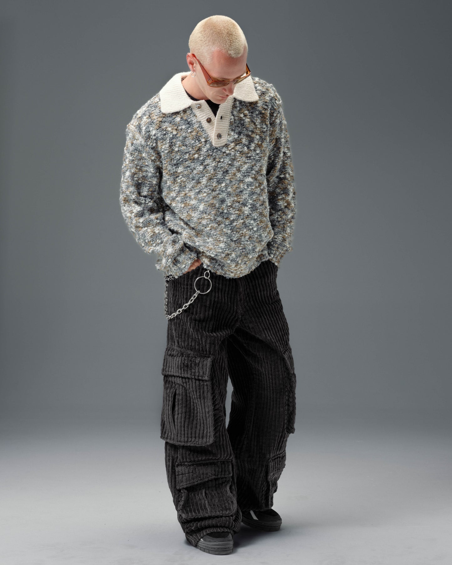 Legacy. 24". 2 Wale Corduroy. Black.