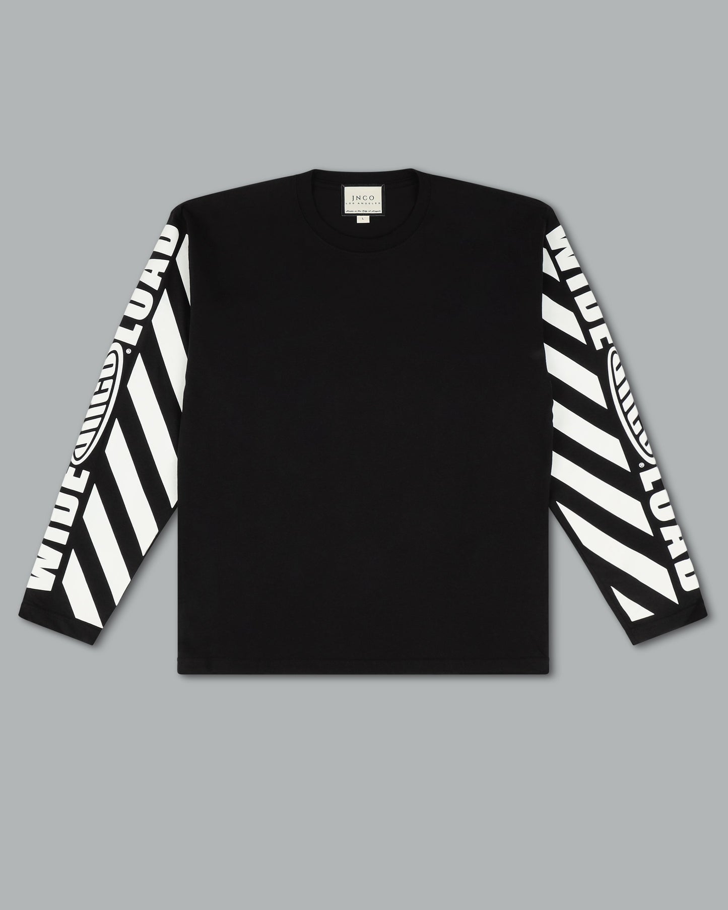 Wide Load Long Sleeve Tee. Jet Black.