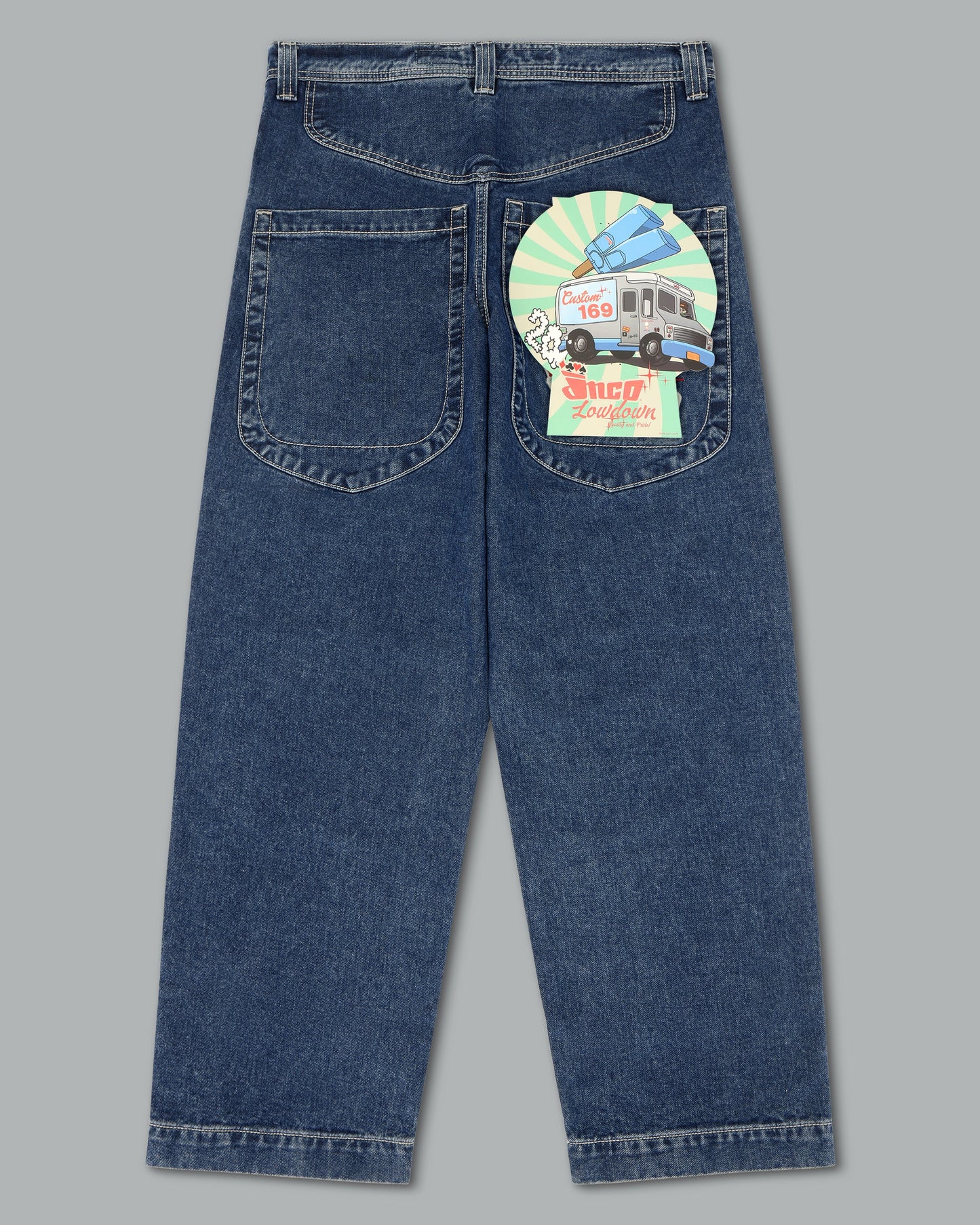 1169 Low Down Deck. 20". Dark Stone.