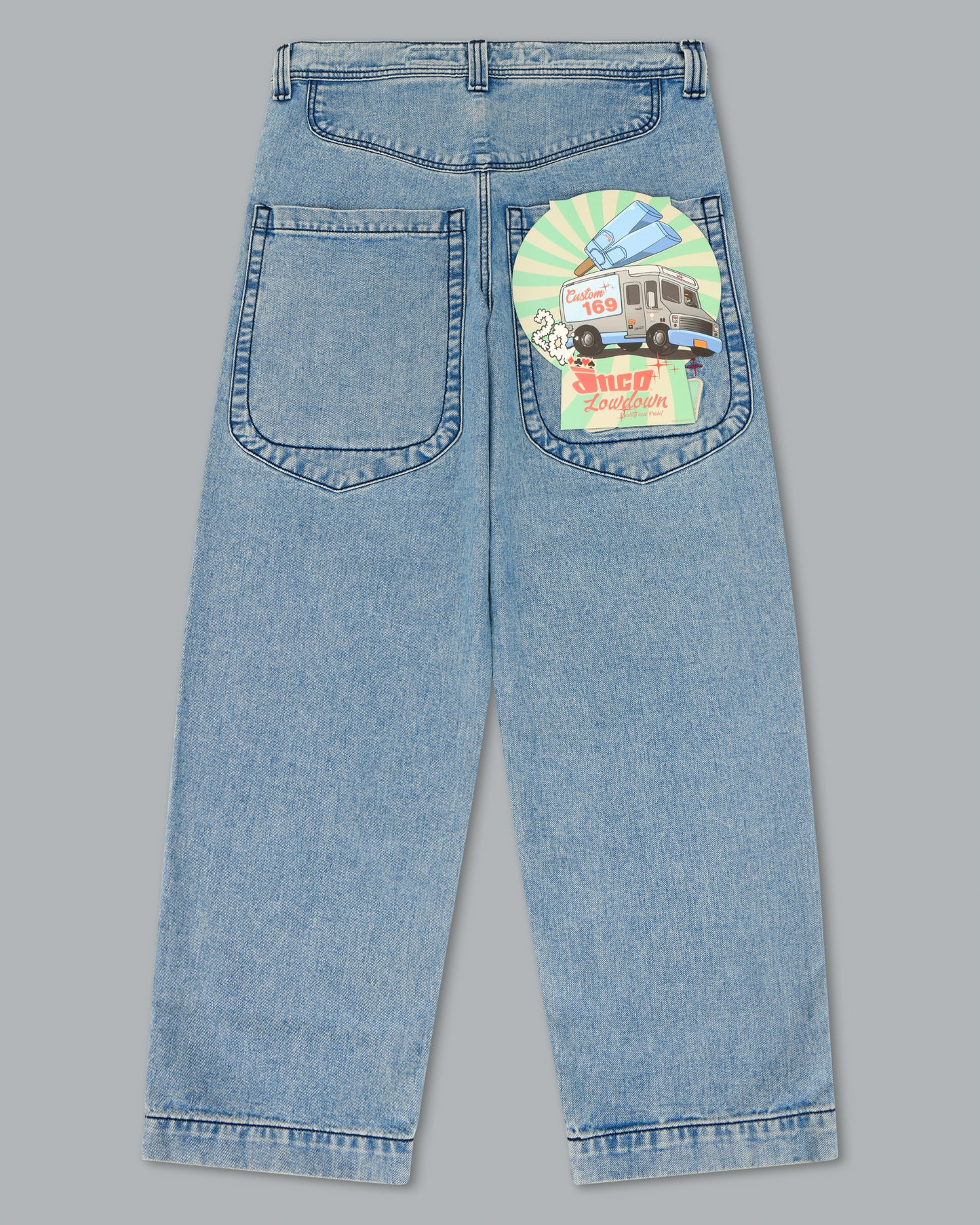 W1169 Low Down Deck. 20". Antique.