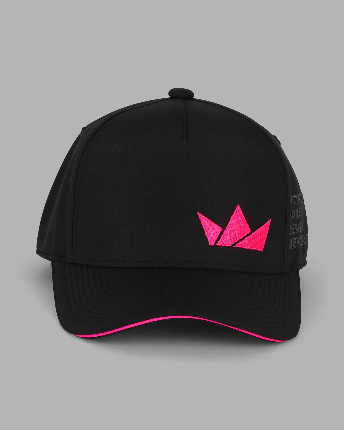 Crown Logo Hat. Neon Pink.