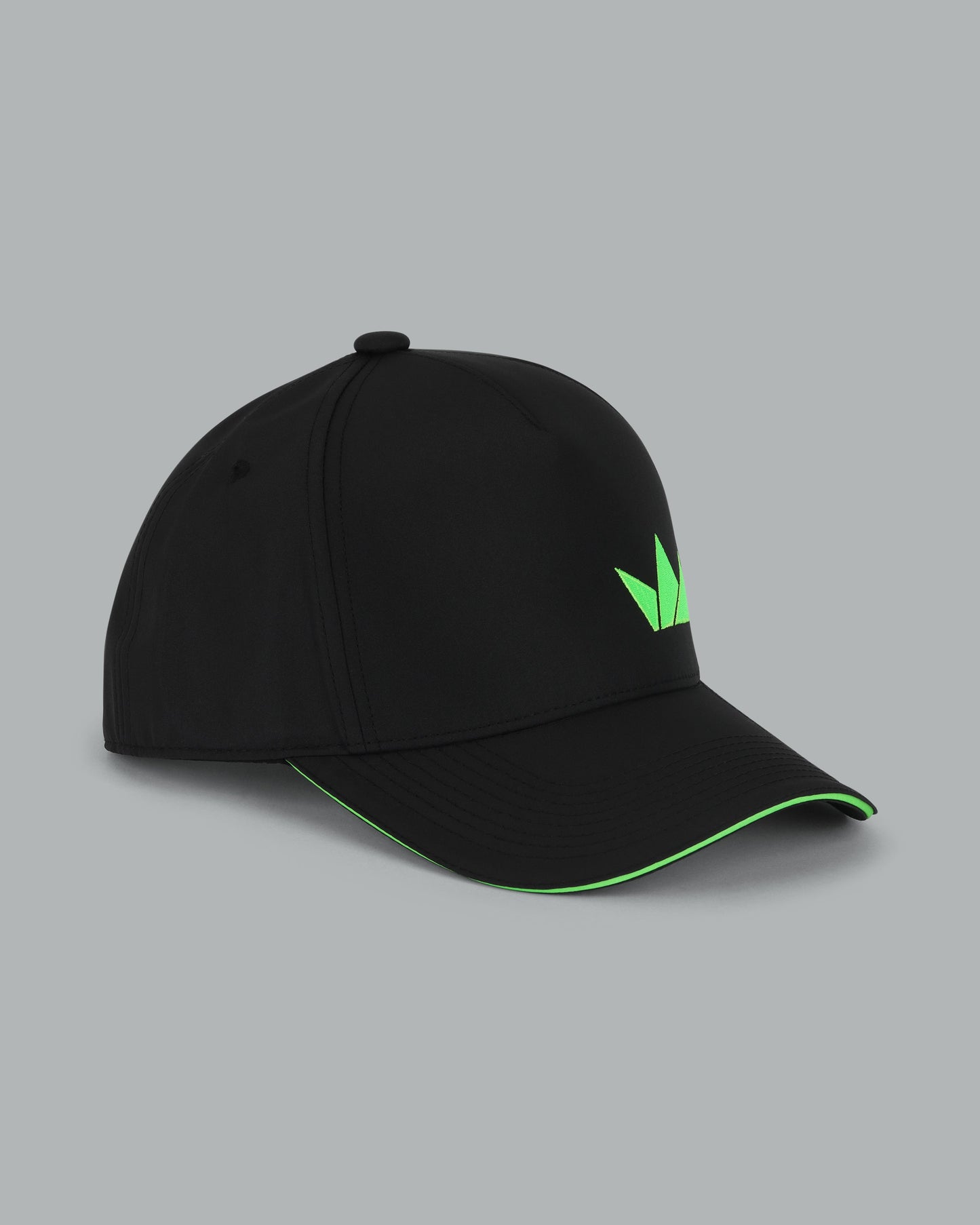 Crown Logo Hat. Neon Green.