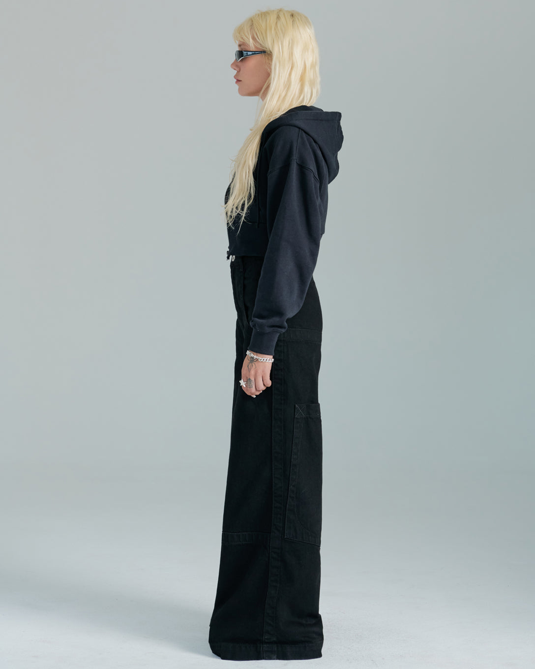 The Camilla Jeans. 27”. Jet Black.