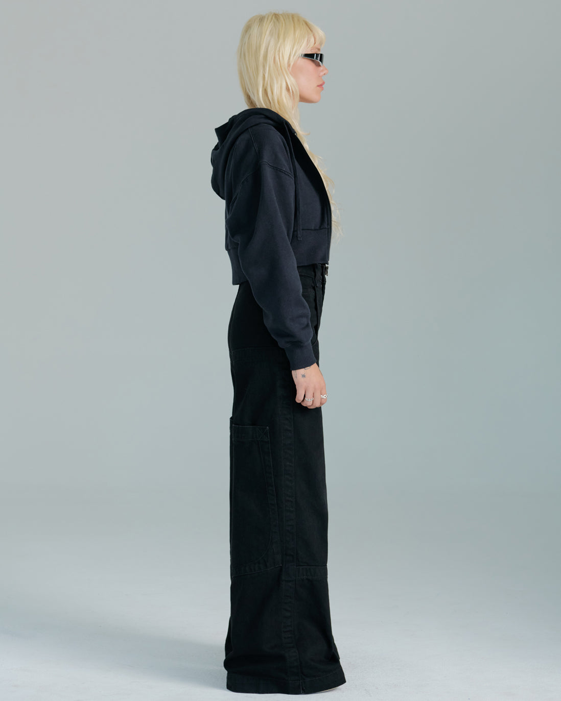 The Camilla Jeans. 27”. Jet Black.