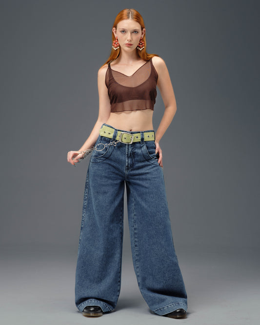 The Camilla Jeans. 27”. Dark Stone.