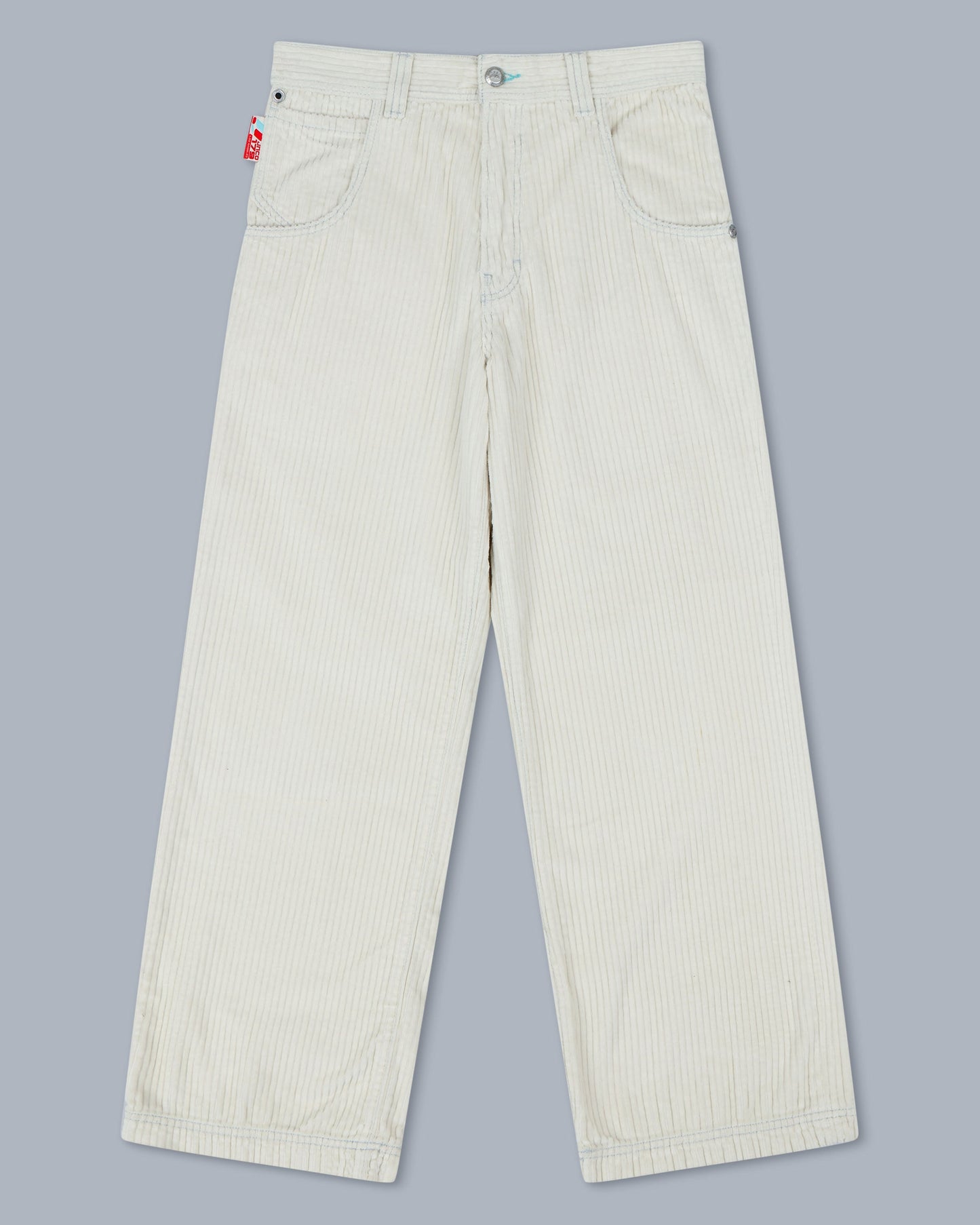 W1179 Easy Wide Pipes. 23". 4 Wale Corduroy. Tofu.