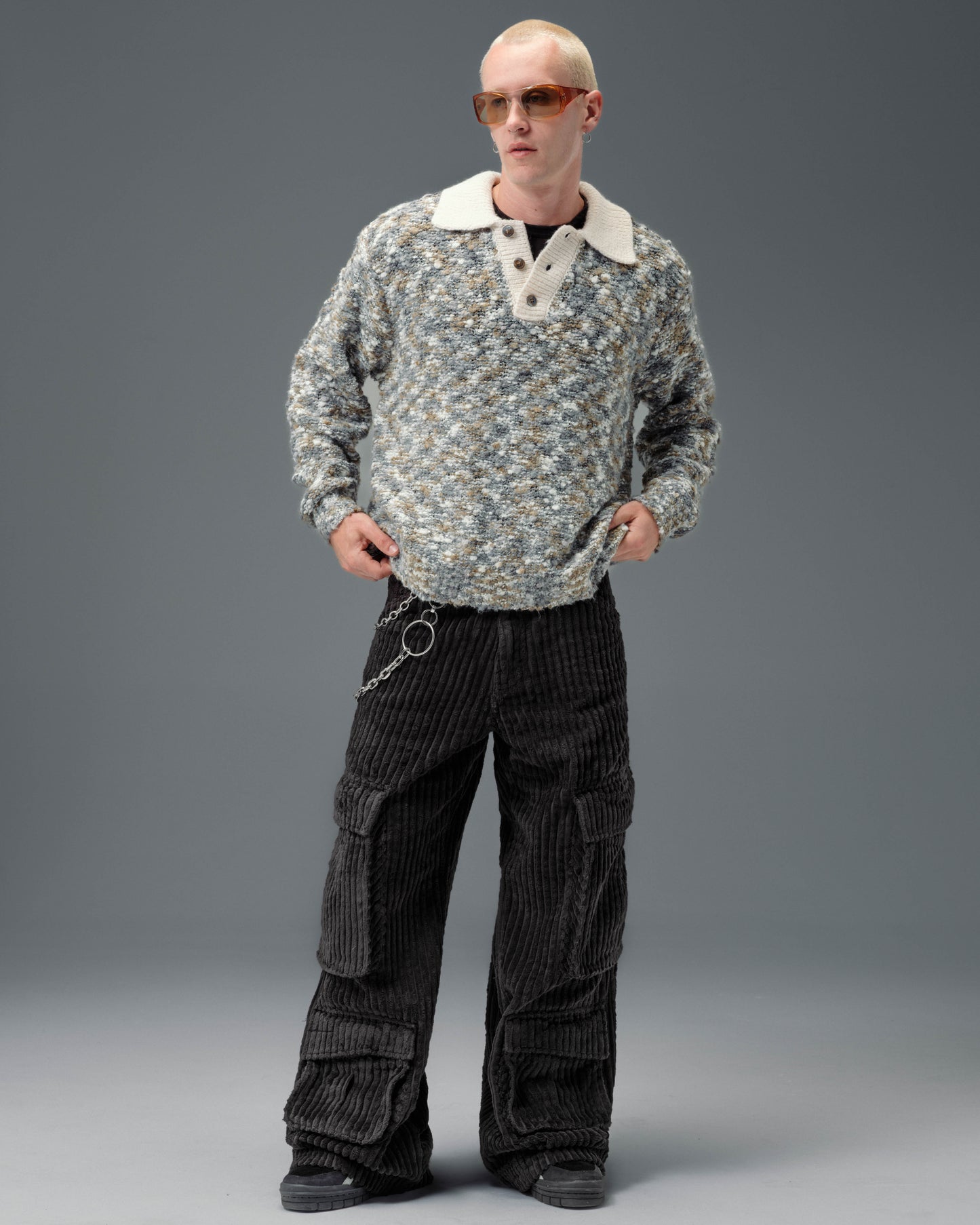 Legacy. 24". 2 Wale Corduroy. Black.