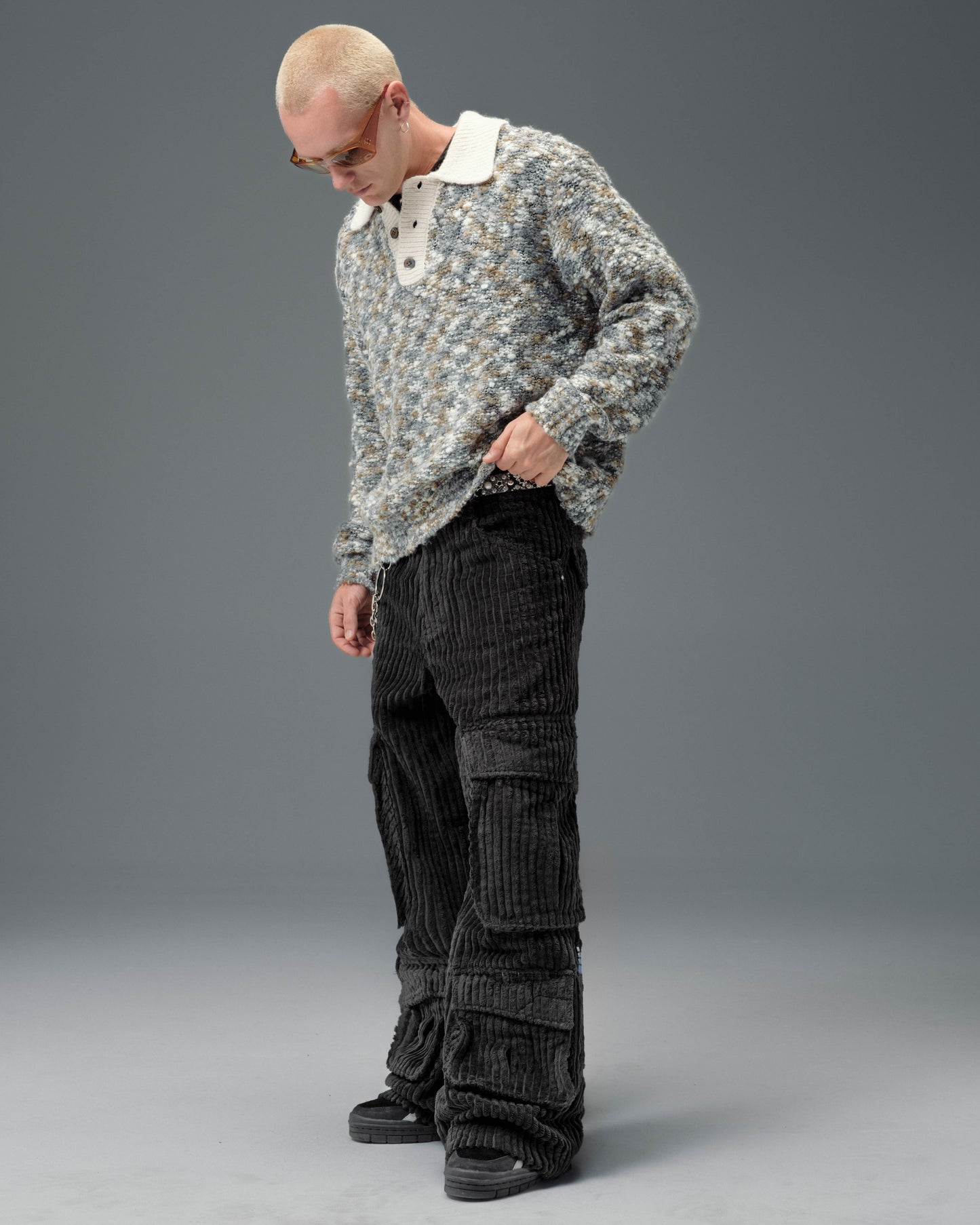 Legacy. 24". 2 Wale Corduroy. Black.