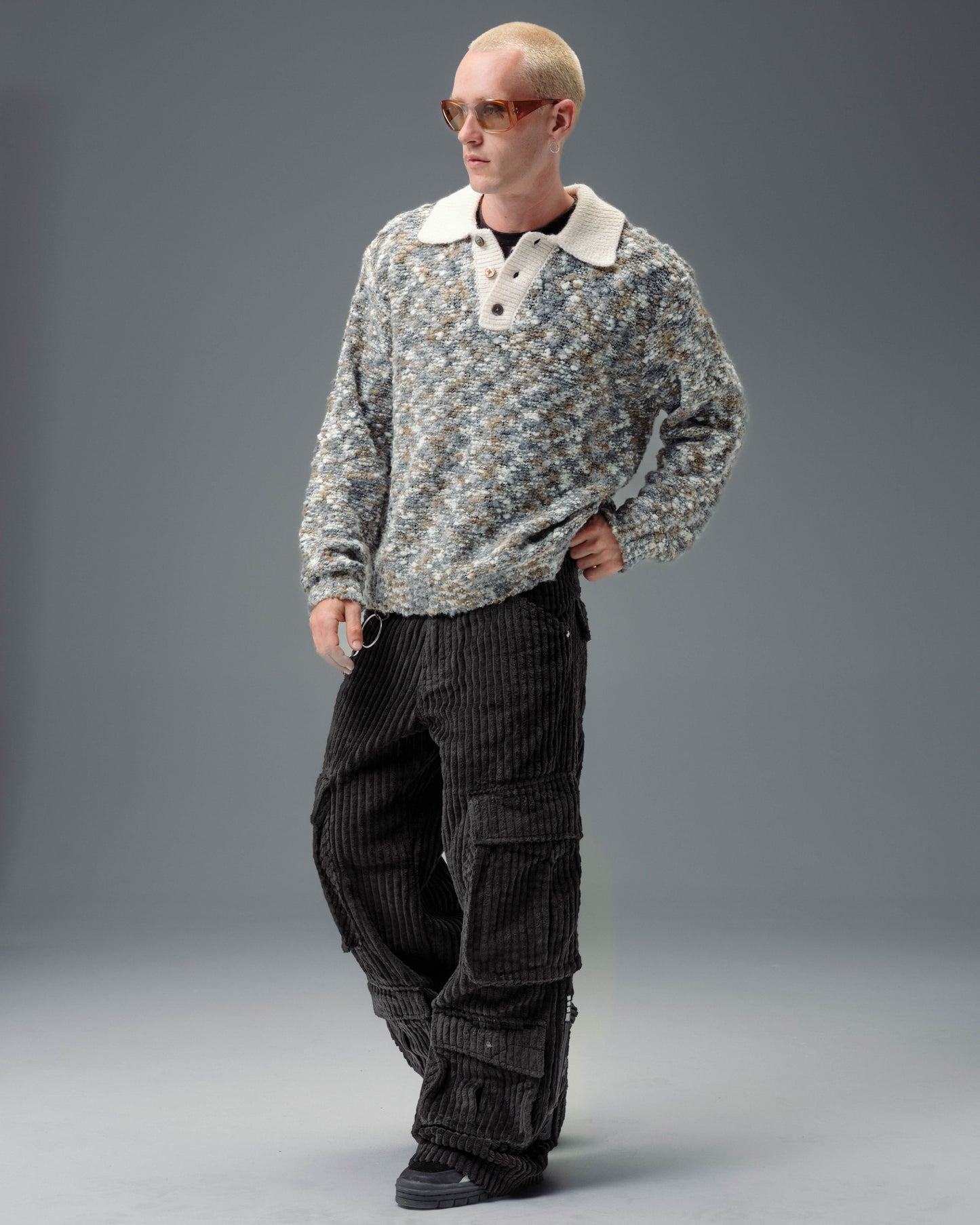 Legacy. 24". 2 Wale Corduroy. Black.