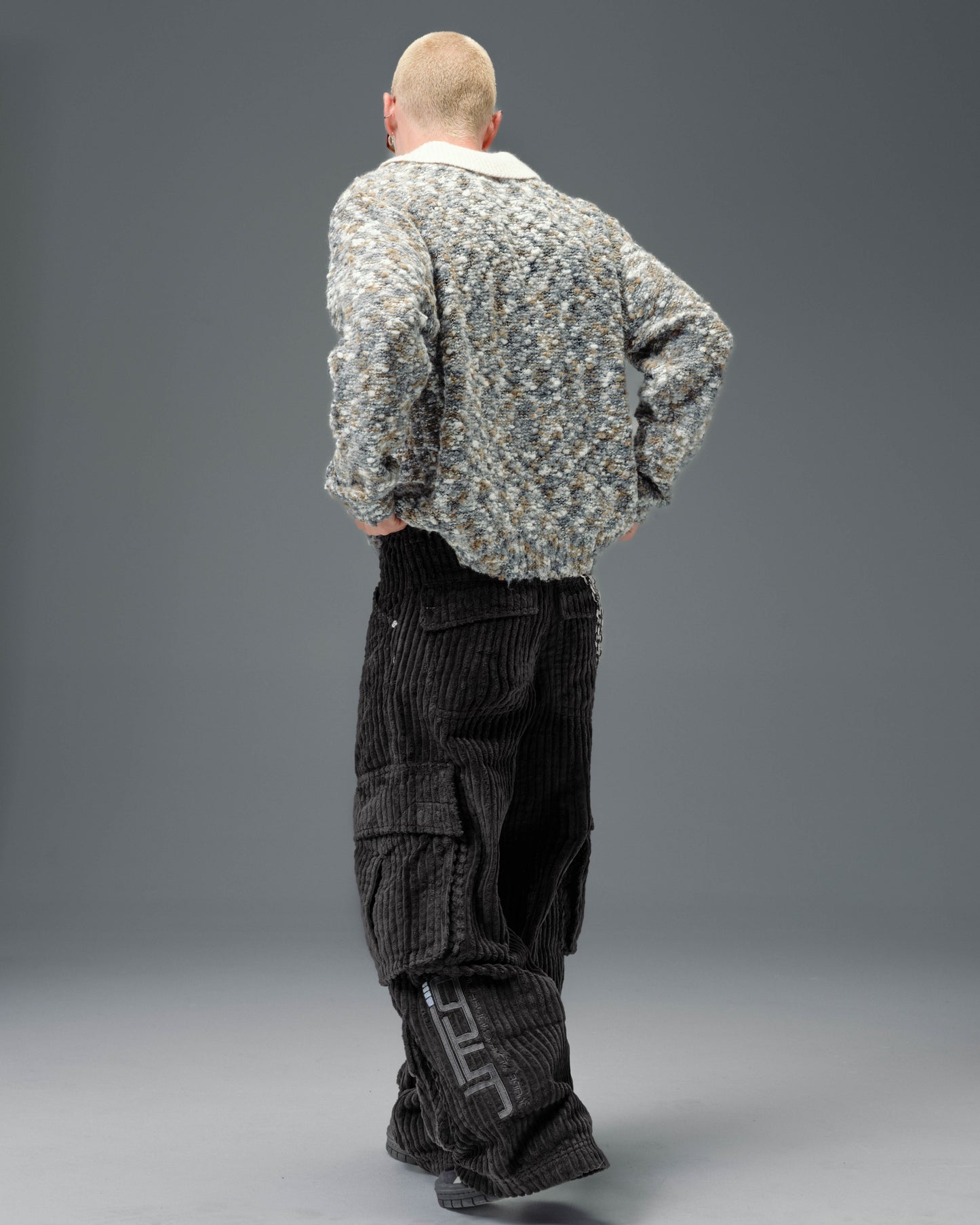 Legacy. 24". 2 Wale Corduroy. Black.