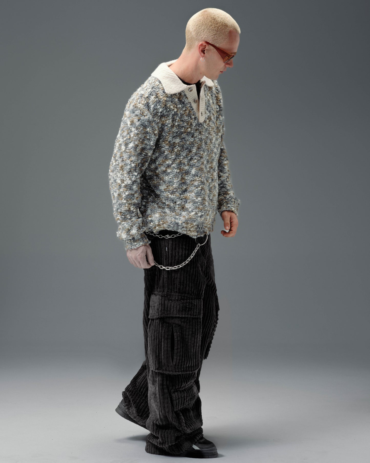 Legacy. 24". 2 Wale Corduroy. Black.