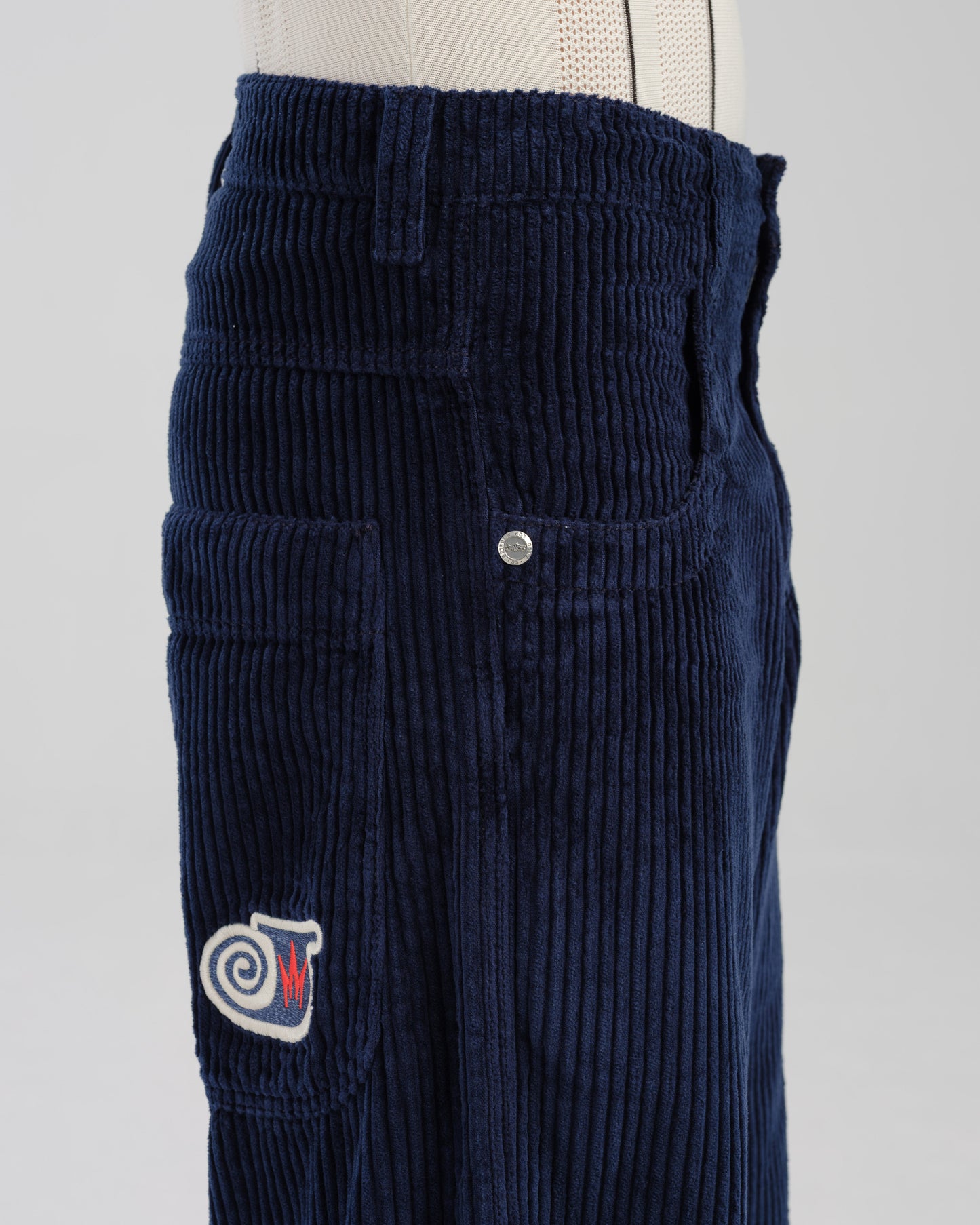 101 Twin Cannon. 26". 4 Wale Corduroy. Navy.
