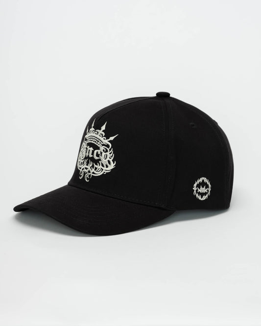 Tribal Baseball Cap. Black.