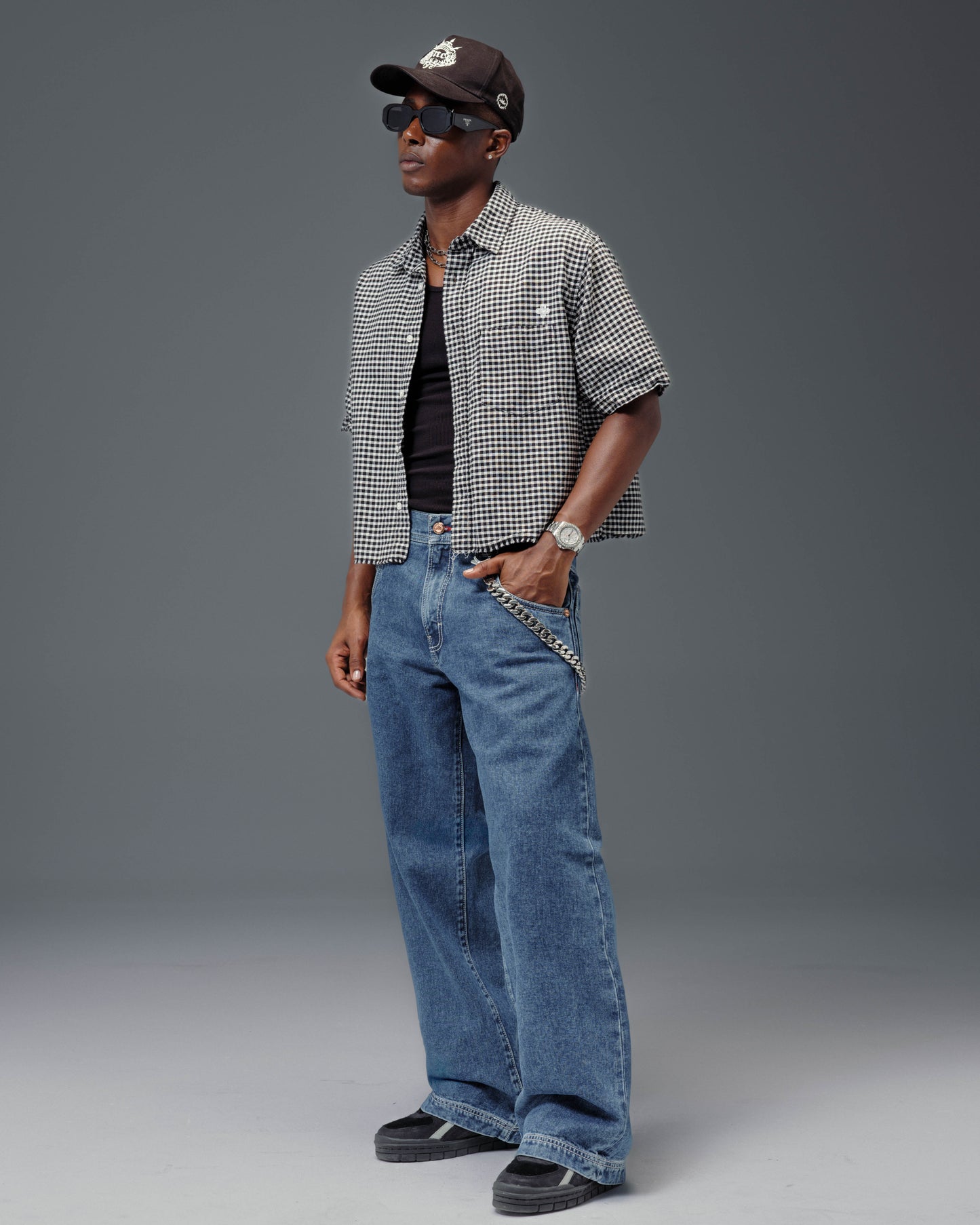 1179 Easy Wide Pipes. 23". Dark Stone.