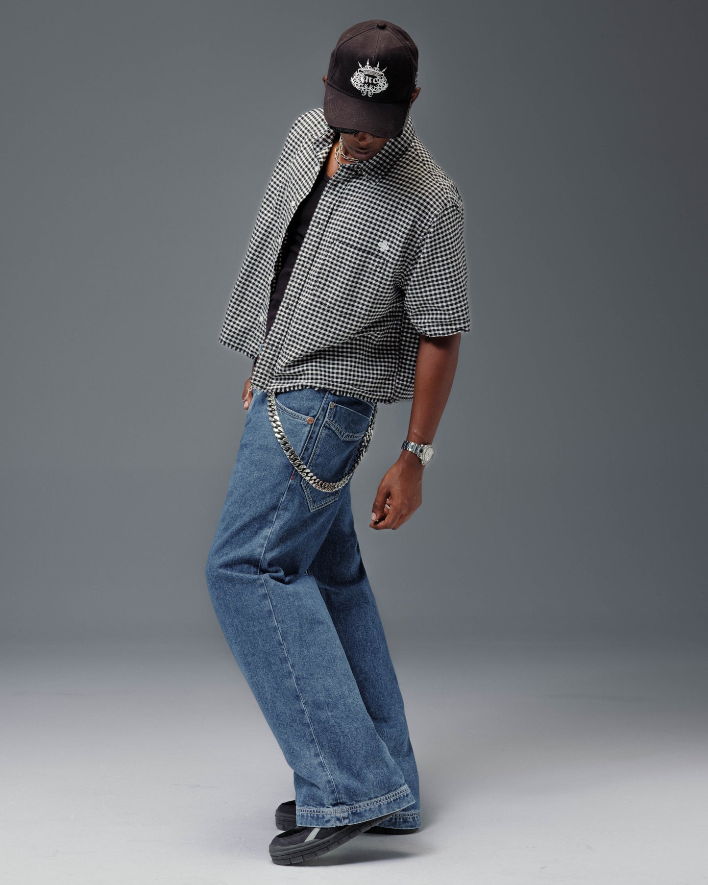 1179 Easy Wide Pipes. 23". Dark Stone.