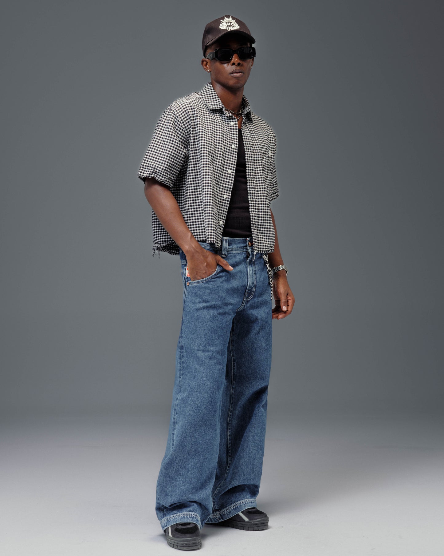 1179 Easy Wide Pipes. 23". Dark Stone.