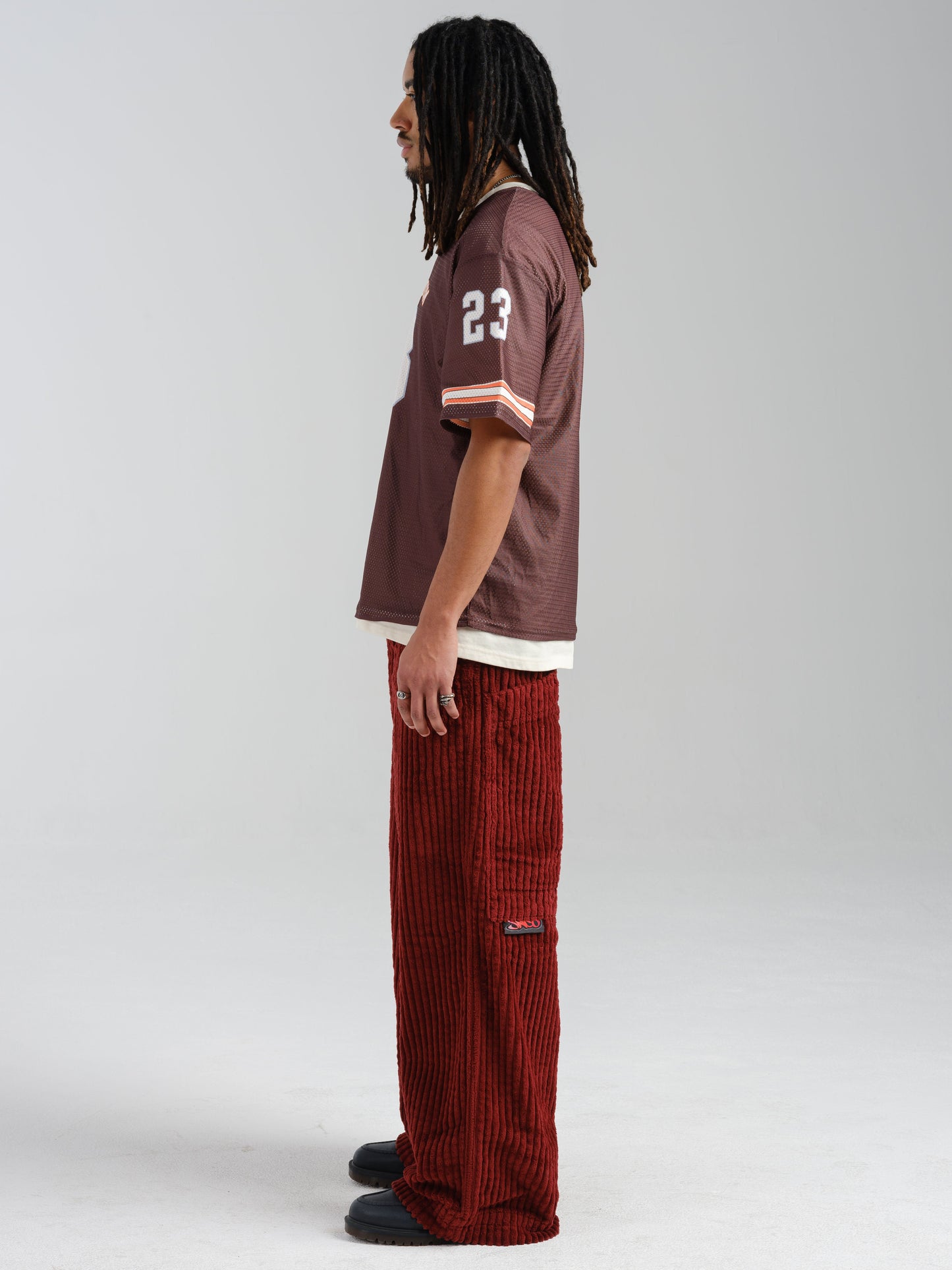 Rollin. 26". 2 Wale Corduroy. Burgundy.