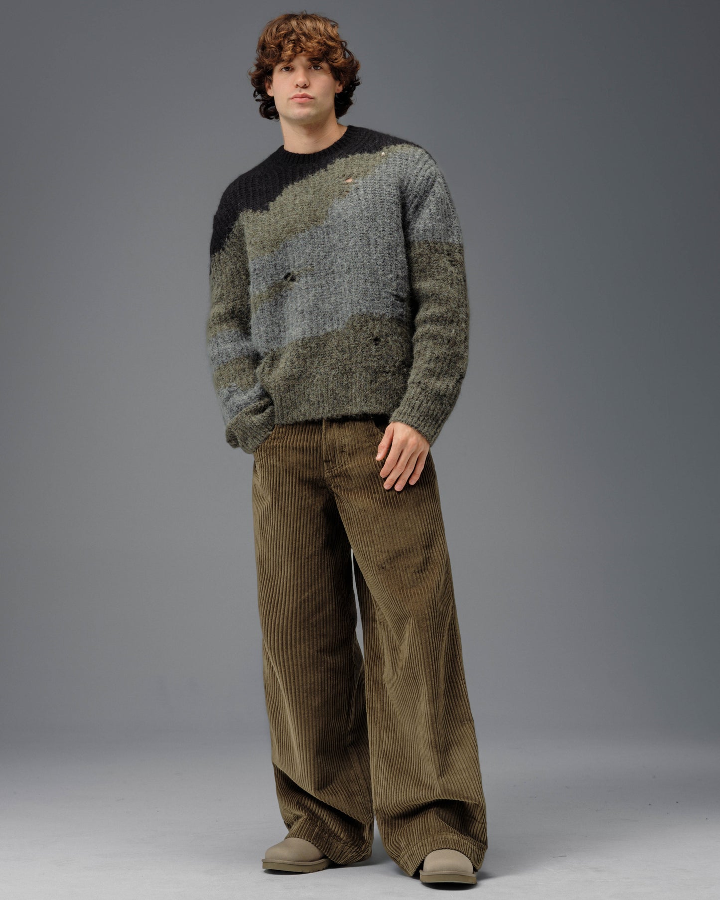 101 Twin Cannon. 26". 4 Wale Corduroy. Moss. NEW