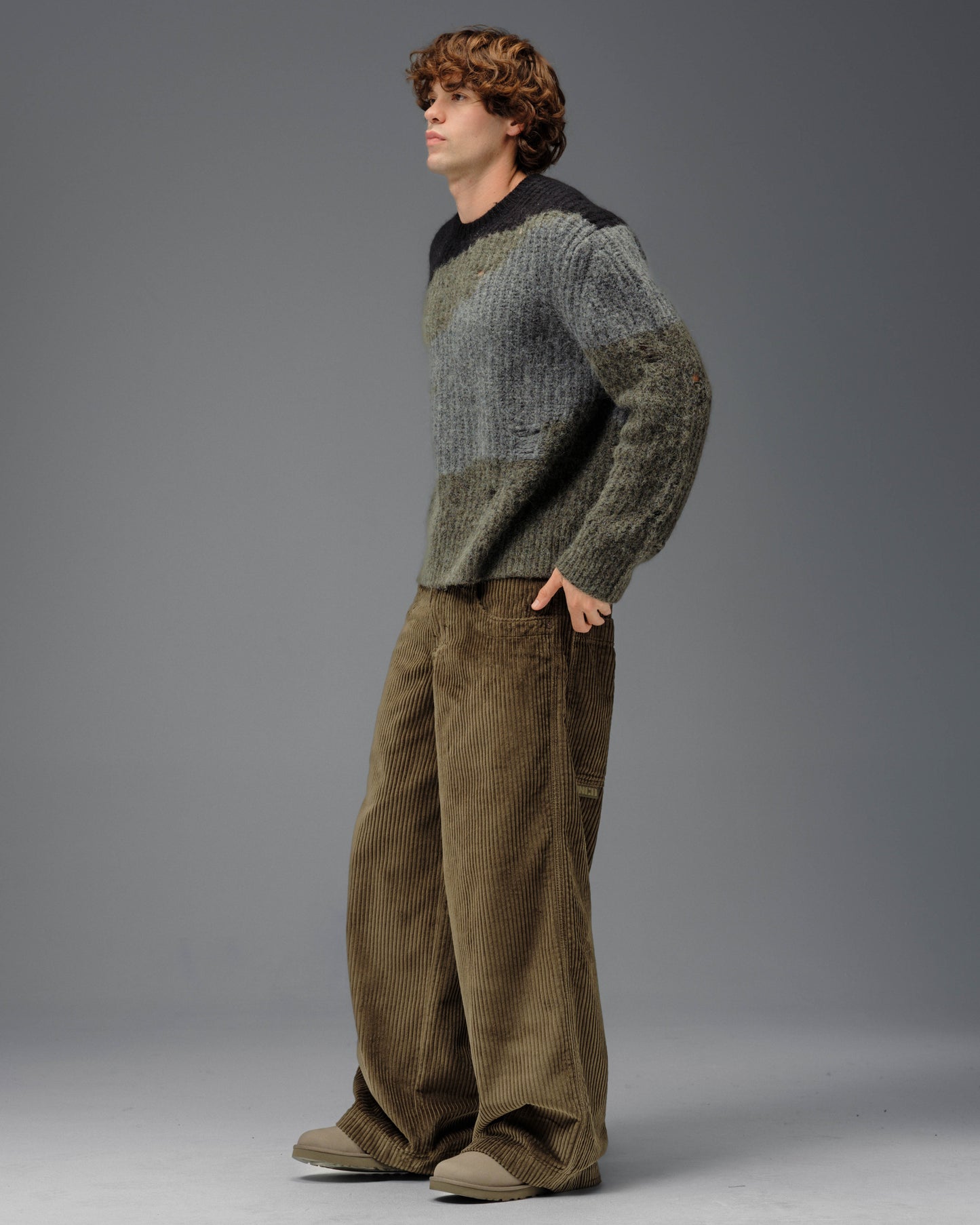 101 Twin Cannon. 26". 4 Wale Corduroy. Moss. NEW