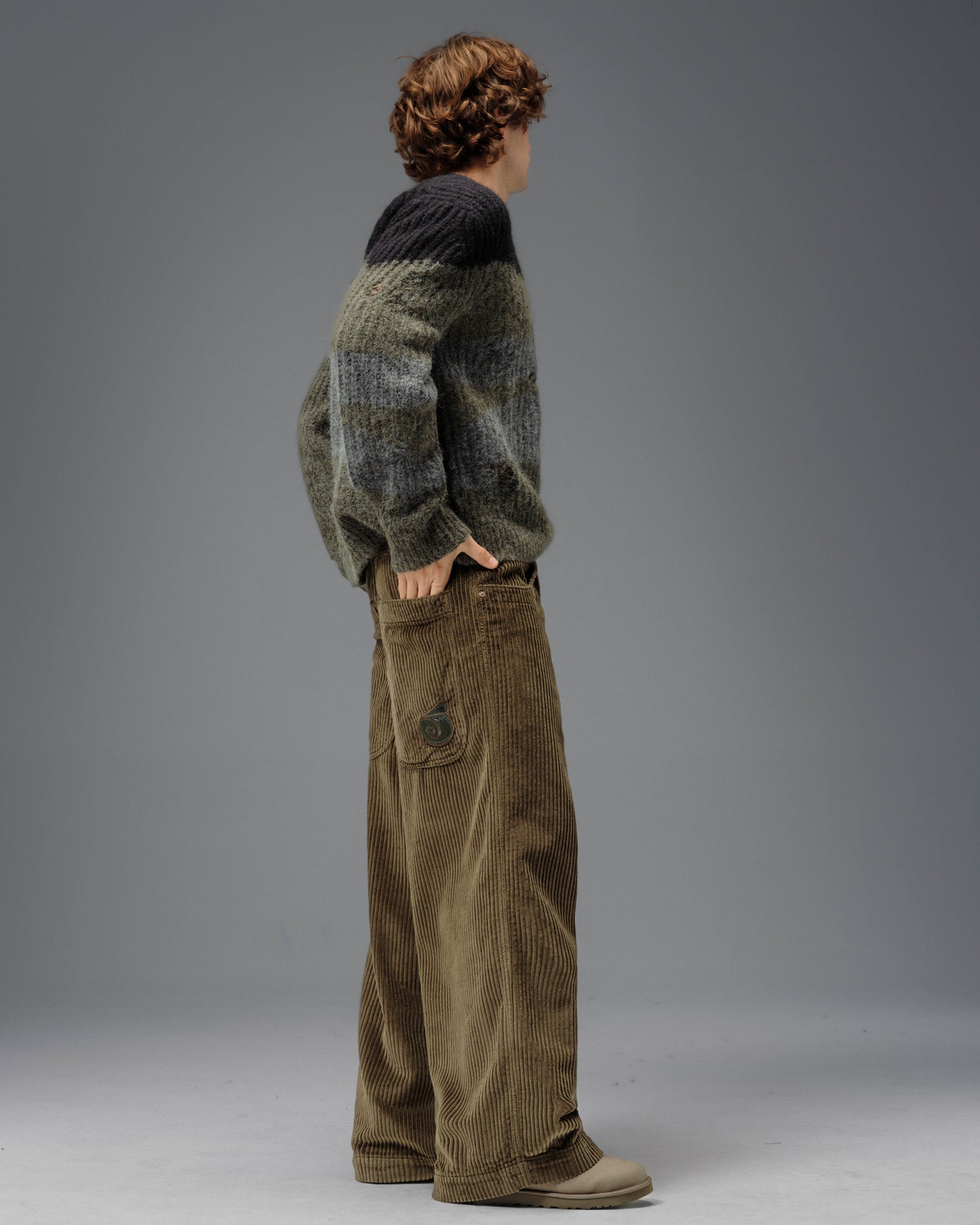 101 Twin Cannon. 26". 4 Wale Corduroy. Moss. NEW