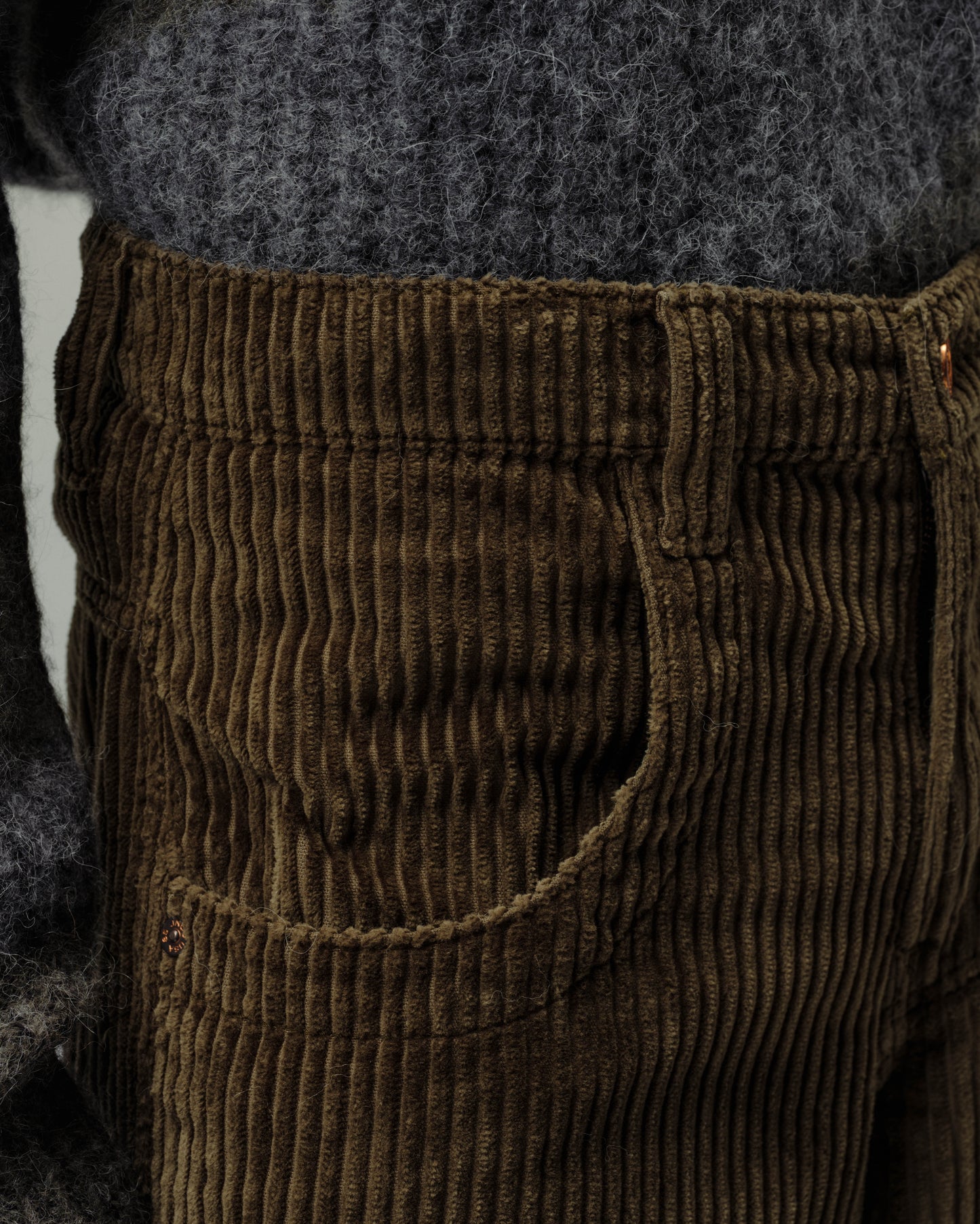 101 Twin Cannon. 26". 4 Wale Corduroy. Moss. NEW