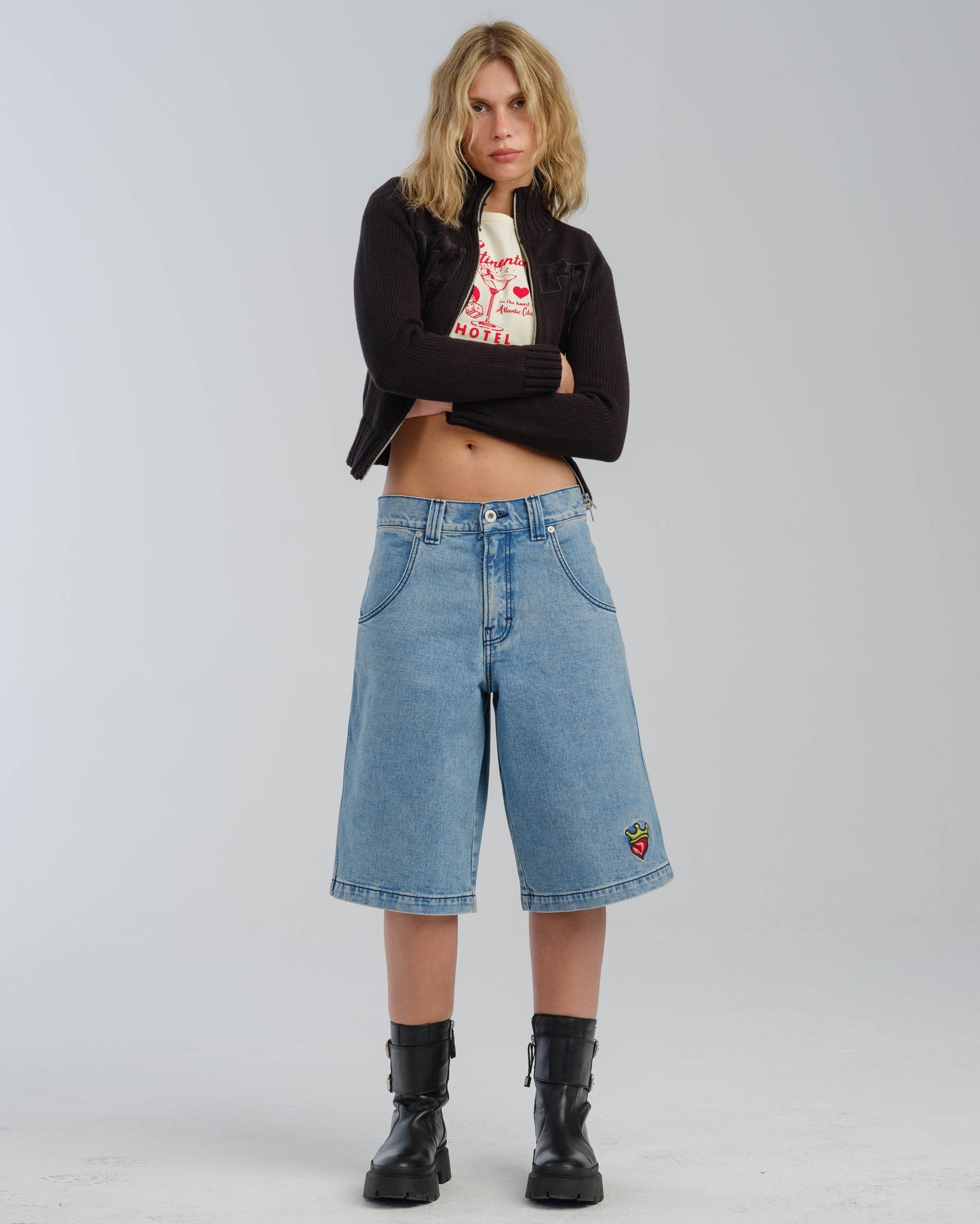 W179 Pipes Shorts. 14" Inseam. Antique.